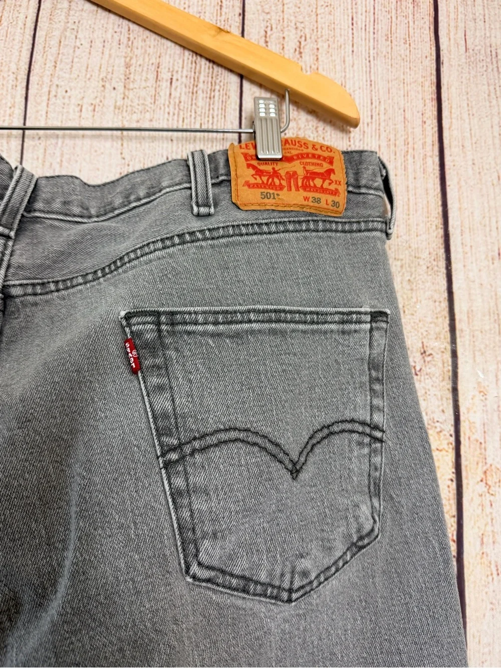 Levis Mens 501 Jeans size W38 L30